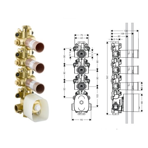 Axor 10750180 Starck Shower Collection Скрытая Часть Модуля Термостата Hansgrohe Купить Axor 10750180 Starck Shower Collection Скрытая Часть Модуля Термостата Hansgrohe в Киеве vannaja.kiev.ua