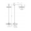 Купить Axor 17670000 Carlton 17670 Showerpipe Душнабор Hansgrohe в Киеве vannaja.kiev.ua