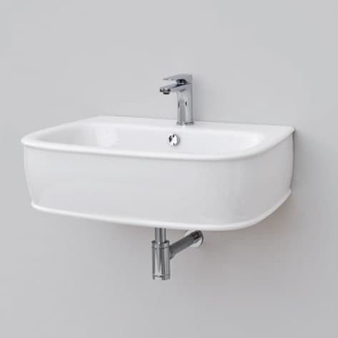 Керамічна раковина 72 см Artceram Azuley, white glossy (AZL003 01; 00) Купити Керамічна раковина 72 см Artceram Azuley, white glossy (AZL003 01; 00) в Києві vannaja.kiev.ua