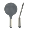 Ручний душ Bossini APICE 140 мм, з аератором із термопластичної гуми, нікель (B00900000094005) Купити Ручний душ Bossini APICE 140 мм, з аератором із термопластичної гуми, нікель (B00900000094005) в Києві vannaja.kiev.ua