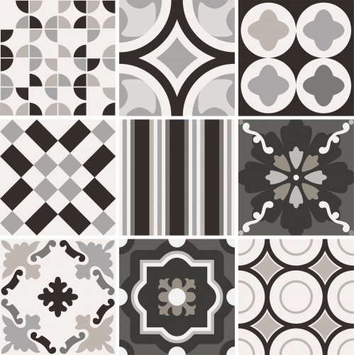 Плитка Sant'Agostino Patchwork Black&White Mix 20*20 (CSAPBWMX20) Купить Плитка Sant'Agostino Patchwork Black&White Mix 20*20 (CSAPBWMX20) в Киеве vannaja.kiev.ua