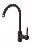 Imprese ZMK041807150 Смеситель для кухни высокий Grafiky графит c поворотным изливом однорычажный купить