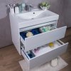 Купить Комплект тумбы Borneo 80 см с раковиной Lucia Fancy marble в Киеве vannaja.kiev.ua
