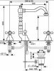 Смеситель для умывальника EMMEVI DECO OLD BR12643 Бронза Купить Смеситель для умывальника EMMEVI DECO OLD BR12643 Бронза в Киеве vannaja.kiev.ua