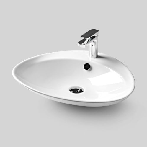 Керамическая раковина 59 см Artceram BSL00101;00 BS white glossy BSL001 01; 00 Купить Керамическая раковина 59 см Artceram BSL00101;00 BS white glossy BSL001 01; 00 в Киеве vannaja.kiev.ua