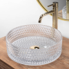 Умивальник (раковина) REA CRISTAL TRANSPARENT накладний Купити Умивальник (раковина) REA CRISTAL TRANSPARENT накладний в Києві vannaja.kiev.ua