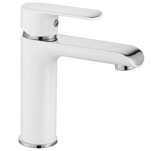 REA-B9915 Змішувач для раковини (умивальника) REA BLOOM WHITE CHROM білий/хром низький Купити REA-B9915 Змішувач для раковини (умивальника) REA BLOOM WHITE CHROM білий/хром низький в Києві vannaja.kiev.ua
