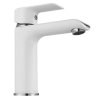 REA-B9915 Змішувач для раковини (умивальника) REA BLOOM WHITE CHROM білий/хром низький Купити REA-B9915 Змішувач для раковини (умивальника) REA BLOOM WHITE CHROM білий/хром низький в Києві vannaja.kiev.ua