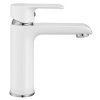 REA-B9915 Змішувач для раковини (умивальника) REA BLOOM WHITE CHROM білий/хром низький Купити REA-B9915 Змішувач для раковини (умивальника) REA BLOOM WHITE CHROM білий/хром низький в Києві vannaja.kiev.ua