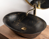 Умывальник (раковина) REA ROMA MARBLE BLACK MAT накладной черный матовый Купить Умывальник (раковина) REA ROMA MARBLE BLACK MAT накладной черный матовый в Киеве vannaja.kiev.ua