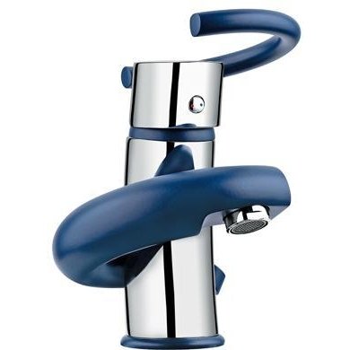 Змішувачі синього кольору для раковини EMMEVI TWIST CBL6603 Купити Змішувачі синього кольору для раковини EMMEVI TWIST CBL6603 в Києві vannaja.kiev.ua