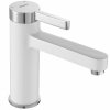 REA-B9941 Смеситель для раковины (умывальника) REA POLO WHITE-CHROME белый/хром низкий Купить REA-B9941 Смеситель для раковины (умывальника) REA POLO WHITE-CHROME белый/хром низкий в Киеве vannaja.kiev.ua
