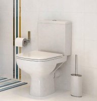 Cersanit COLOUR Сиденье для Унитаза Антибактериальное K98-0092 Duroplast Soft-Close Цвет - Белый K980092
