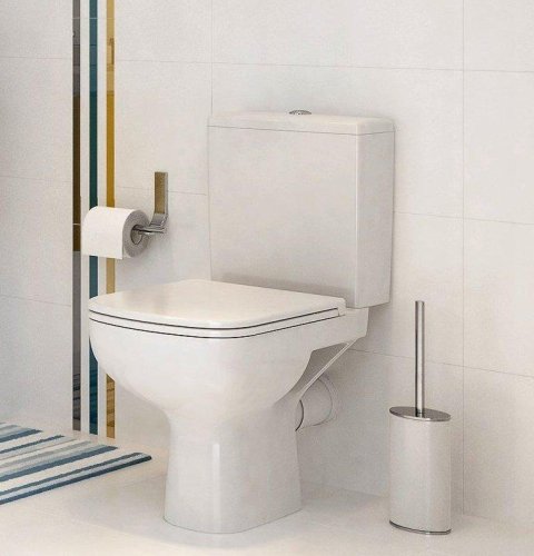 Cersanit K103-028 Colour Clean on 575 Компакт - Унітаз 3/5 л. безобідковий кришка мікроліфт випуск в стіну, білий K103028 Купити Cersanit K103-028 Colour Clean on 575 Компакт - Унітаз 3/5 л. безобідковий кришка мікроліфт випуск в стіну, білий K103028 в Києві vannaja.kiev.ua