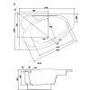 Угловая ванна косая акриловая Левая Cersanit S301-114 KALIOPE Calabria 170 x 110 L + ножки PW06(PW11) Купить Угловая ванна косая акриловая Левая Cersanit S301-114 KALIOPE Calabria 170 x 110 L + ножки PW06(PW11) в Киеве vannaja.kiev.ua