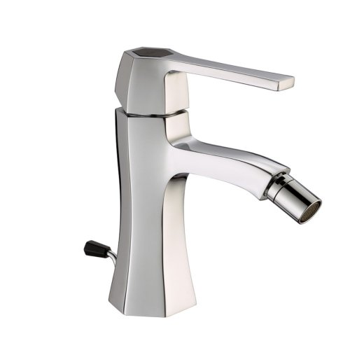 Купити Cisal Cherie CH000554.7C Змішувач для біде золото-чорні вставки CH000554 Одноважільний з донним клапаном в Києві vannaja.kiev.ua