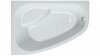 Купить Ванна со скошенным углом акриловая с сиденьем Kolpa San Chad-D 170x120 White 539575 в Киеве vannaja.kiev.ua