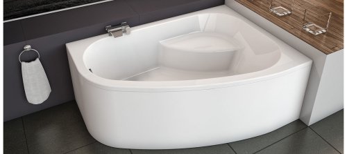 Купить Ванна акриловая с сидением Kolpa San Chad-L 170x120 см 539560 левая акриловая белая 539568 в Киеве vannaja.kiev.ua