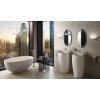 Купить RAK Ceramics CLOFS5001AWHA CLOUD Напольная раковина белый глянец монолитная в Киеве vannaja.kiev.ua