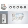 Туалет с подвесным унитазом и крышкой CLOWC1446AWHA + CLOSC3901WH Rak Cloud Унитаз безободковый, белый глянец Купить Туалет с подвесным унитазом и крышкой CLOWC1446AWHA + CLOSC3901WH Rak Cloud Унитаз безободковый, белый глянец в Киеве vannaja.kiev.ua