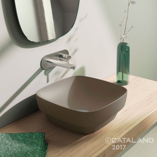 Керамическая раковина 40 см Catalano Green Lux, коричневая (140AGRLXMS) Купить Керамическая раковина 40 см Catalano Green Lux, коричневая (140AGRLXMS) в Киеве vannaja.kiev.ua