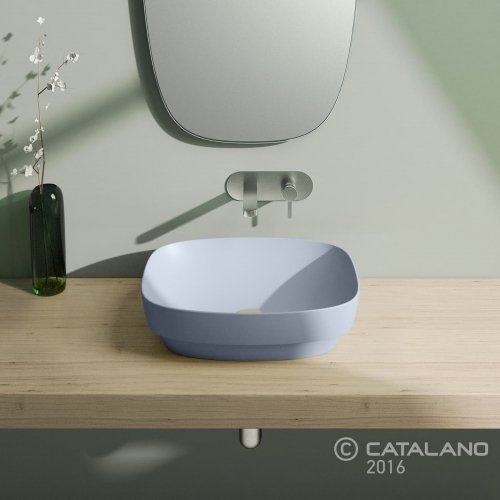 Керамическая раковина 50 см Catalano Green Lux, голубая (150AGRLXAS) Купить Керамическая раковина 50 см Catalano Green Lux, голубая (150AGRLXAS) в Киеве vannaja.kiev.ua