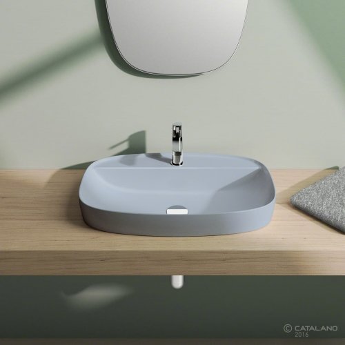 Керамическая раковина 65 см Catalano Green Lux, голубая (165GRLXAS) Купить Керамическая раковина 65 см Catalano Green Lux, голубая (165GRLXAS) в Киеве vannaja.kiev.ua