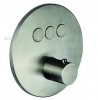 Купити Прихованого монтажу CPT019ST термостат для душу Paffoni Compact box 3 функції Stee колір сталь в Києві vannaja.kiev.ua