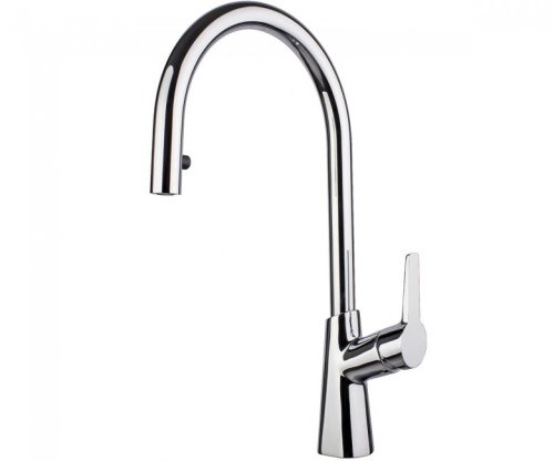 Купить Смесители с вытяжной лейкой кухонный Emmevi Nicla CR89076 кран для кухонной мойки, хром в Киеве vannaja.kiev.ua