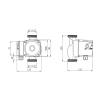 Купить Насос циркуляционный Forwater GPD 25/6-130 (Grundfos) в Киеве vannaja.kiev.ua