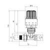 Кран термостатичний прямий з термоголовкою Karro RTL 1/2" KR-2004+2152 Купити Кран термостатичний прямий з термоголовкою Karro RTL 1/2" KR-2004+2152 в Києві vannaja.kiev.ua