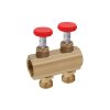 Коллектор регулирующий Karro 1"х3/4" на 2 выхода, расходомер KR-1011U Купить Коллектор регулирующий Karro 1"х3/4" на 2 выхода, расходомер KR-1011U в Киеве vannaja.kiev.ua
