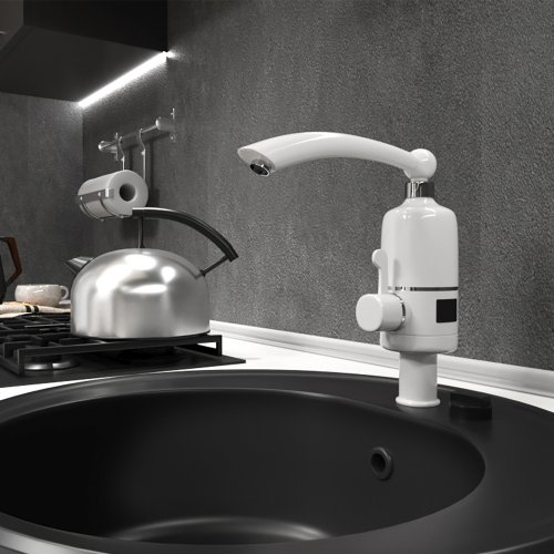 Купити Проточний водонагрівач Kroner KRM Volt - CW092 з дисплеєм в Києві vannaja.kiev.ua