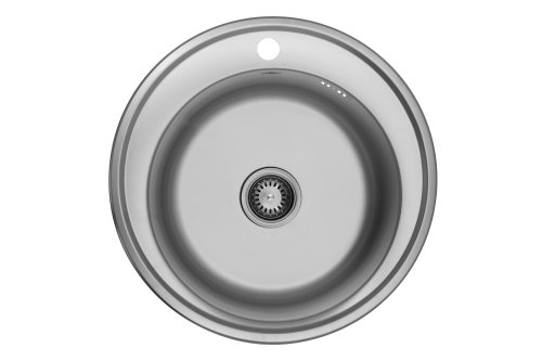 Купити Кухонна мийка Kroner KRP Satin - 510 (0.8 мм) CV022770 в Києві vannaja.kiev.ua