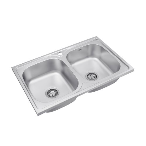 Кухонна мийка накладна Kroner KRP Satin - 5080Z (0.8 мм) CV022822 Купити Кухонна мийка накладна Kroner KRP Satin - 5080Z (0.8 мм) CV022822 в Києві vannaja.kiev.ua