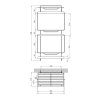 Полка для ванной комнаты Kroner KRM Rizze - ACC330-3 Купить Полка для ванной комнаты Kroner KRM Rizze - ACC330-3 в Киеве vannaja.kiev.ua