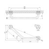 Поручни для ванны Kroner KRM Rizze - ACC3517 Купить Поручни для ванны Kroner KRM Rizze - ACC3517 в Киеве vannaja.kiev.ua