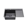 Кухонная мойка Kroner KRP Schwarze - 7849LHM PVD (3/1 мм) Купить Кухонная мойка Kroner KRP Schwarze - 7849LHM PVD (3/1 мм) в Киеве vannaja.kiev.ua