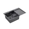 Кухонная мойка Kroner KRP Schwarze - 7849LHM PVD (3/1 мм) Купить Кухонная мойка Kroner KRP Schwarze - 7849LHM PVD (3/1 мм) в Киеве vannaja.kiev.ua