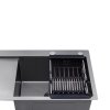 Кухонная мойка Kroner KRP Schwarze - 7849RHM PVD (3/1 мм) Купить Кухонная мойка Kroner KRP Schwarze - 7849RHM PVD (3/1 мм) в Киеве vannaja.kiev.ua