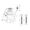 Купить Измельчитель пищевых отходов Kroner KRP Kaiman WHI-550W CV028299 в Киеве vannaja.kiev.ua