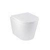 Купить Унитаз подвесной Kroner Armada WHI513636 RIMLESS безободковый с сиденьем Slim Duroplast / Soft-close / Quick relase в Киеве vannaja.kiev.ua