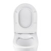 Купить Унитаз подвесной Kroner Armada WHI513636 RIMLESS безободковый с сиденьем Slim Duroplast / Soft-close / Quick relase в Киеве vannaja.kiev.ua