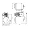 Купить Насосная станция Pumpman ATJET100 Нmax 43 м Qmax 3,6 куб.м 750 Вт бак 24 л в Киеве vannaja.kiev.ua