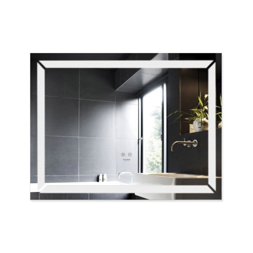 Купить Зеркало Kroner KRP Spiegel HR1-9070 с LED-подсветкой и антизапотеванием в Киеве vannaja.kiev.ua