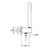 Душовий набір Grohe Euphoria Cube Stick 26405000 Купити Душовий набір Grohe Euphoria Cube Stick 26405000 в Києві vannaja.kiev.ua