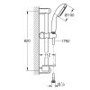 Душовий гарнітур з латуні Grohe New Tempesta 100 27926001 душова стійка з великою подвійною мильницею 2 режими, Хром Купити Душовий гарнітур з латуні Grohe New Tempesta 100 27926001 душова стійка з великою подвійною мильницею 2 режими, Хром в Києві vannaja.kiev.ua