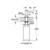 Дозатор для жидкого мыла Grohe Authentic 40537000 Купить Дозатор для жидкого мыла Grohe Authentic 40537000 в Киеве vannaja.kiev.ua