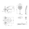 Смеситель для ванны Kroner KRP Graz - GRP060 Купить Смеситель для ванны Kroner KRP Graz - GRP060 в Киеве vannaja.kiev.ua