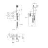 смеситель для гигиенического душа скрытого монтажа Kroner KRP Bidet - C086 CV031552 Купить смеситель для гигиенического душа скрытого монтажа Kroner KRP Bidet - C086 CV031552 в Киеве vannaja.kiev.ua